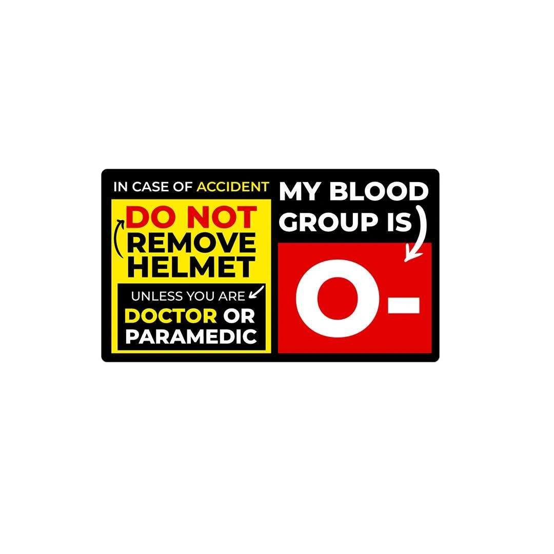 O Negative Sticker